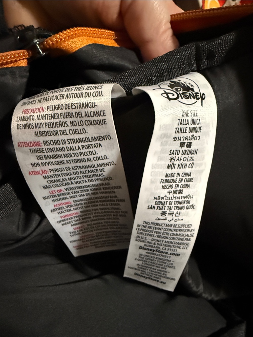 Disney World Halloween Back Pack with a Pumpkin Mickey & Orange Accents - Picture 2 of 6